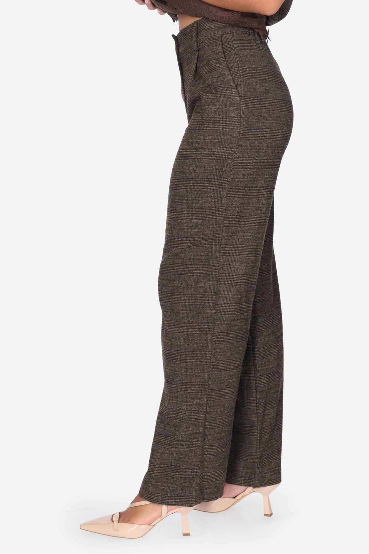 MARRONE | LE SARTE DEL SOLE - D P4319 Pantalone