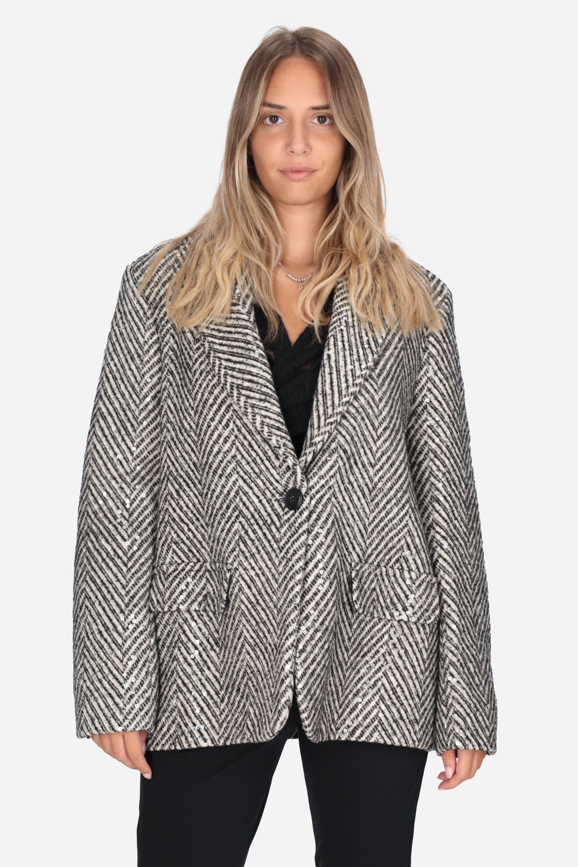 NERO | LE SARTE DEL SOLE - D J4268 Cappotto