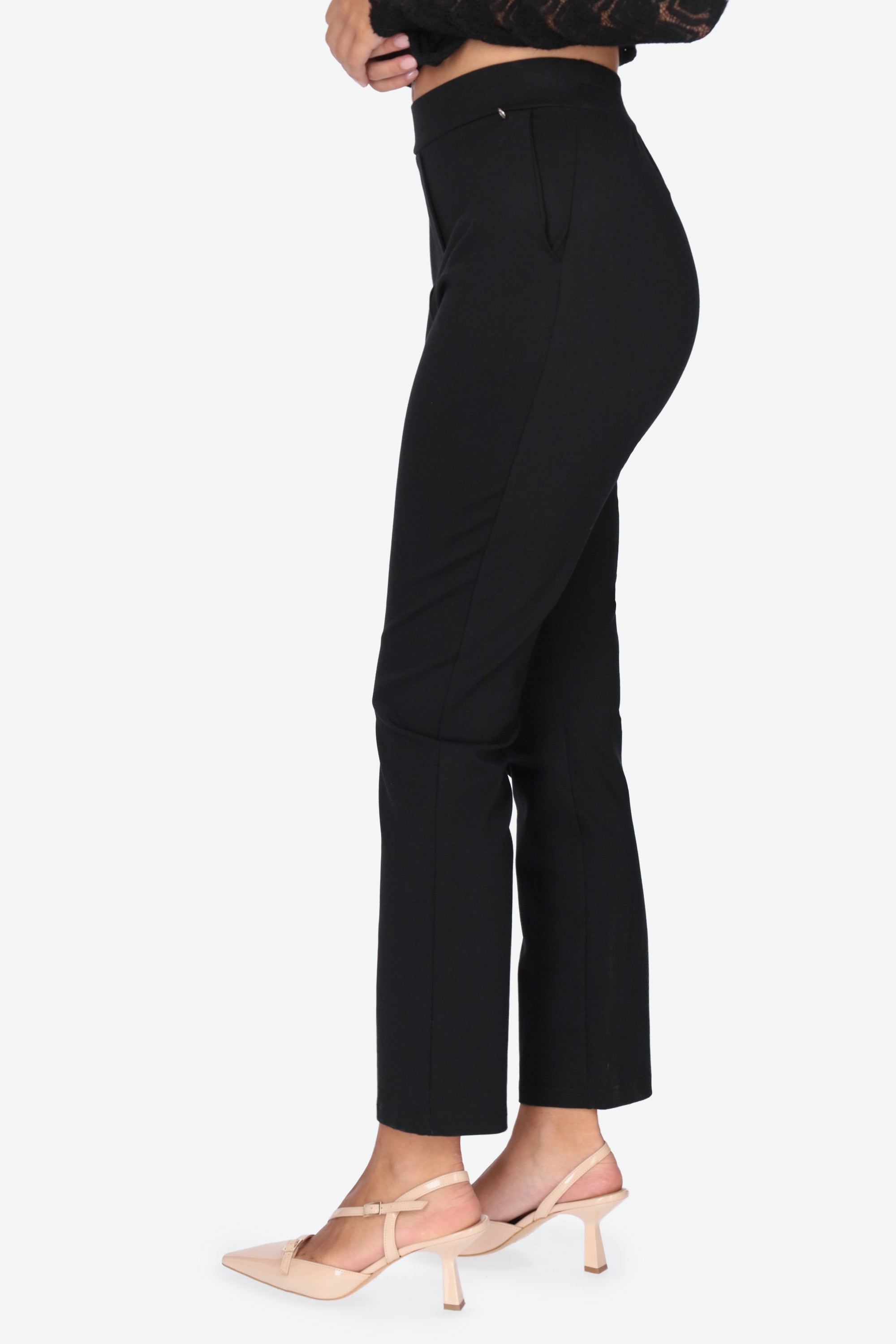 NERO | LE SARTE DEL SOLE - D P4293 Pantalone