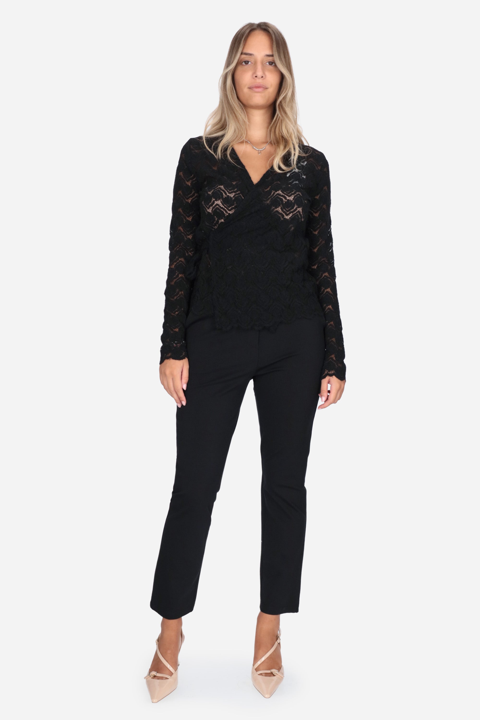 NERO | LE SARTE DEL SOLE - D P4293 Pantalone