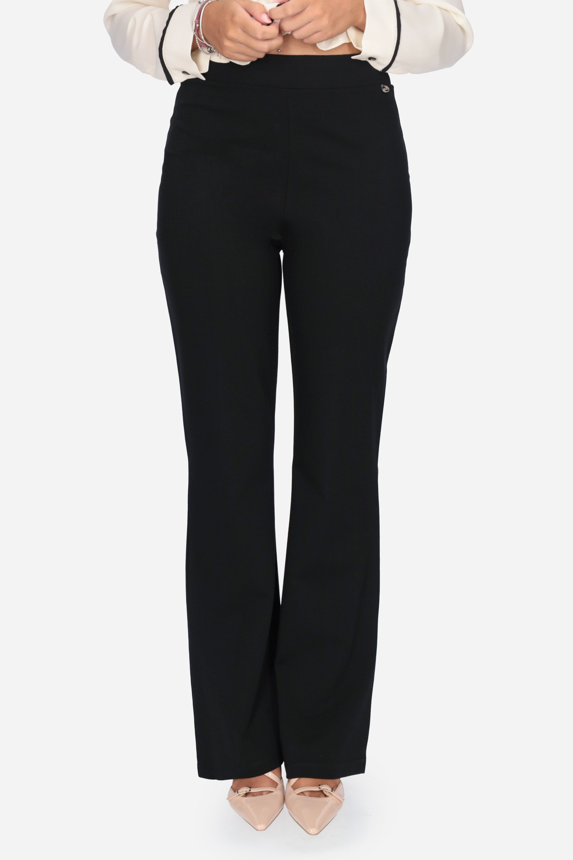 NERO | LE SARTE DEL SOLE - D P4106 Pantalone