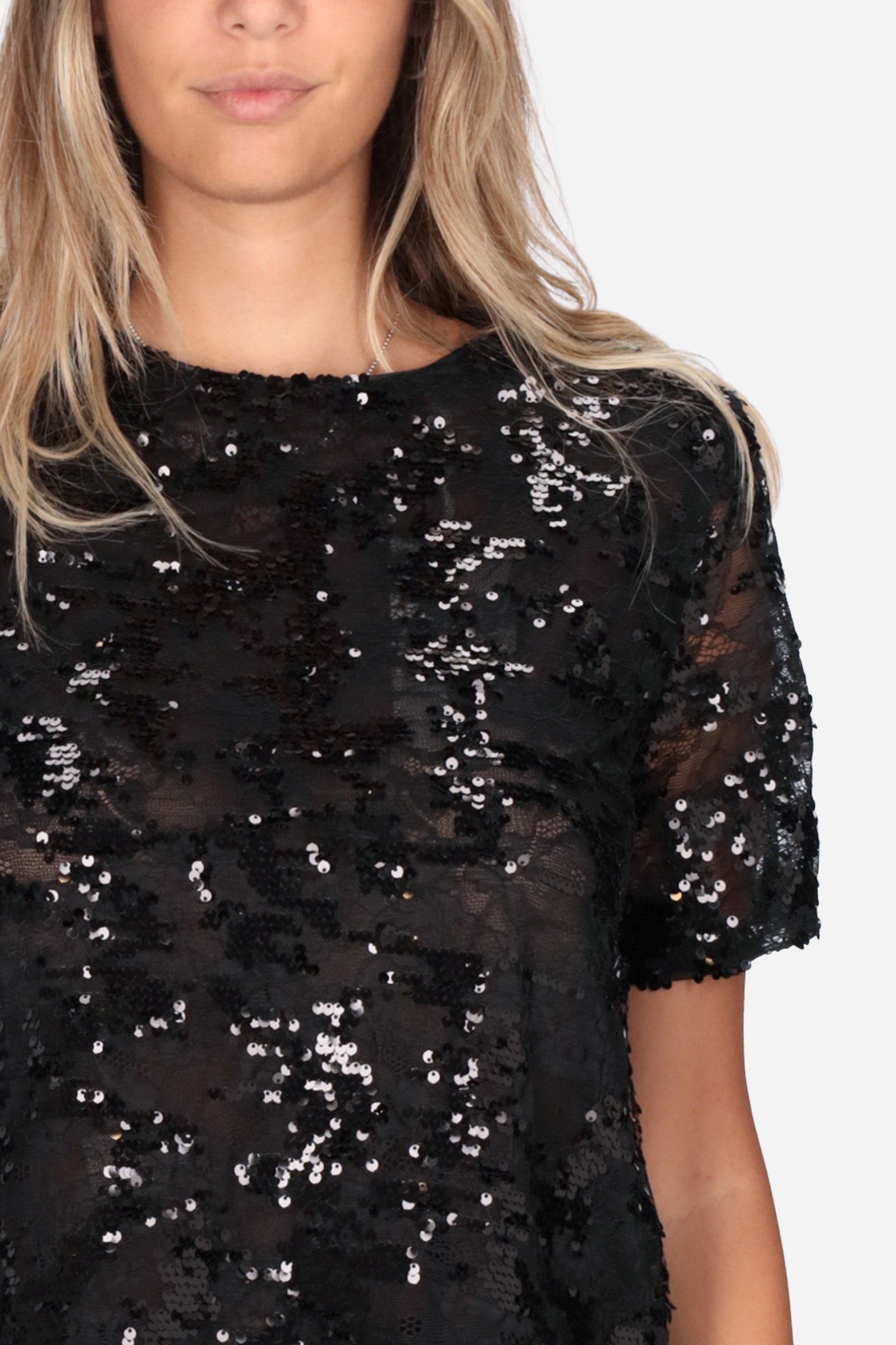NERO | LE SARTE DEL SOLE - D M4101 Blusa