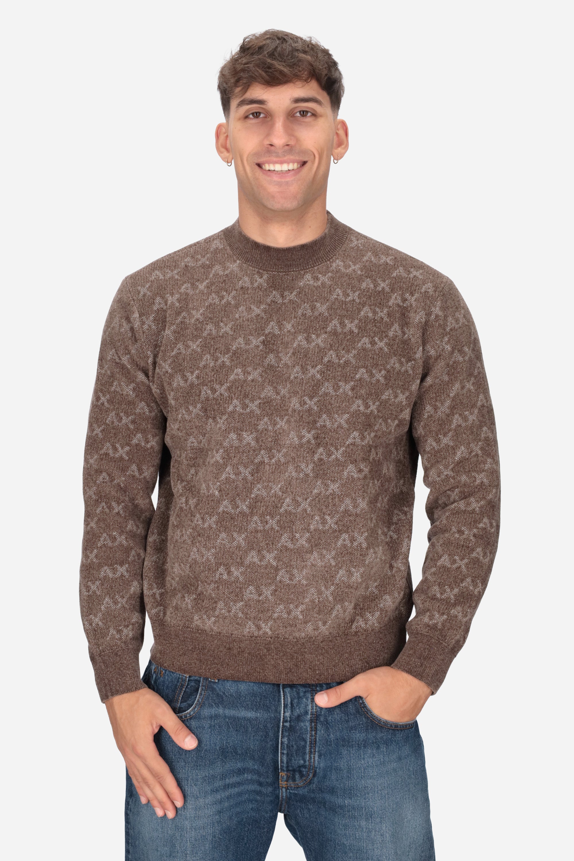 MARRONE | ARMANI EXCHANGE - U XM002992 Maglia