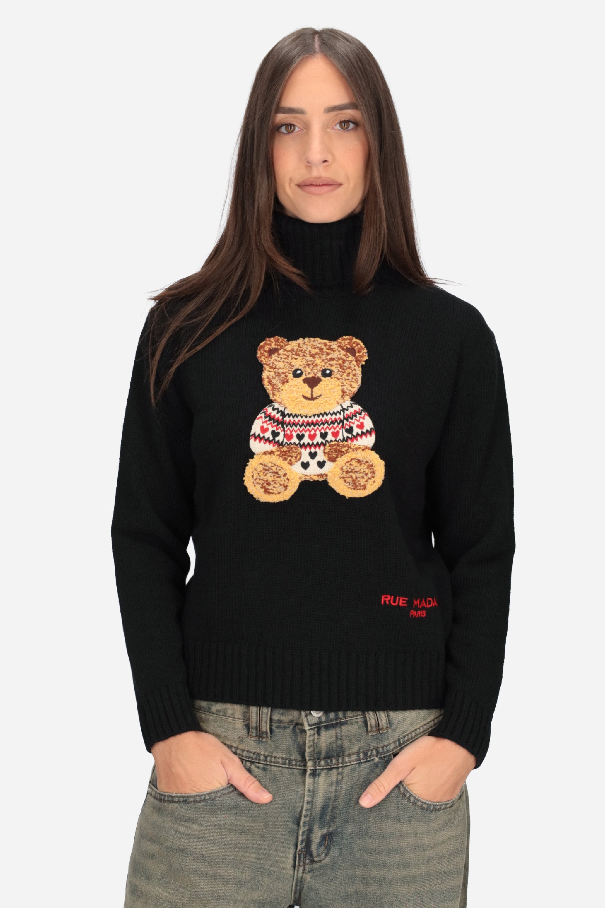 NERO | RUE MADAM PARIS - D 1613 Maglia
