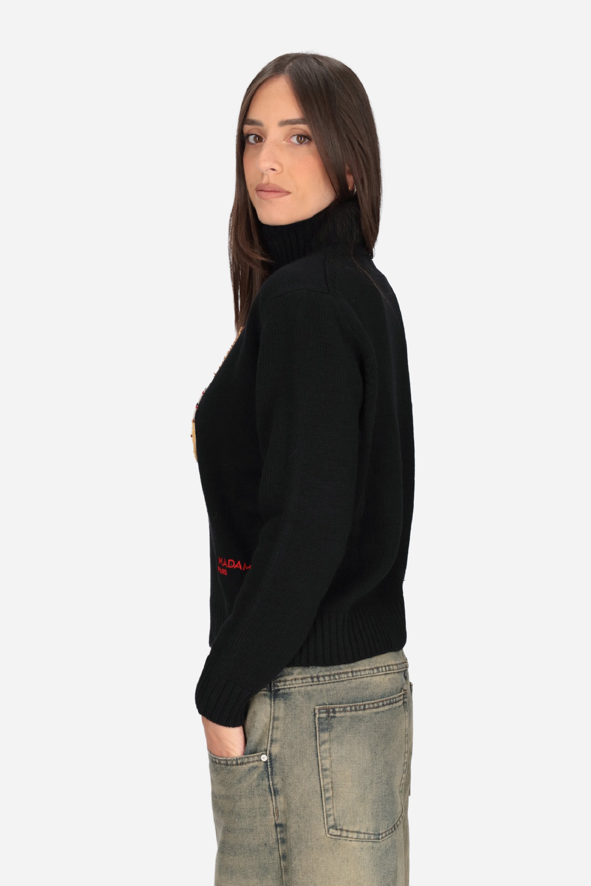 NERO | RUE MADAM PARIS - D 1613 Maglia