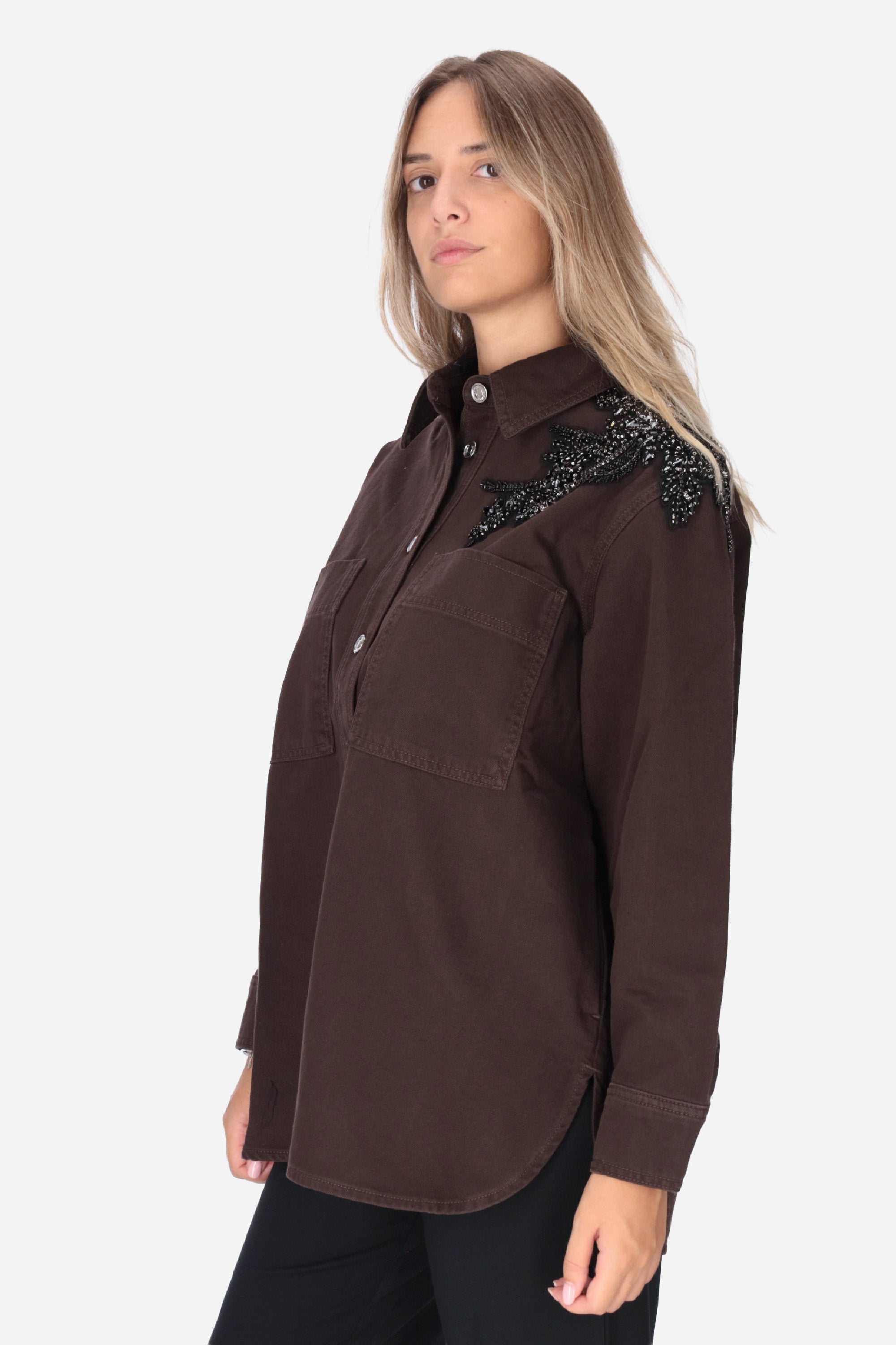 MARRONE | LIU JO - D UF6167D4854 Giubbino