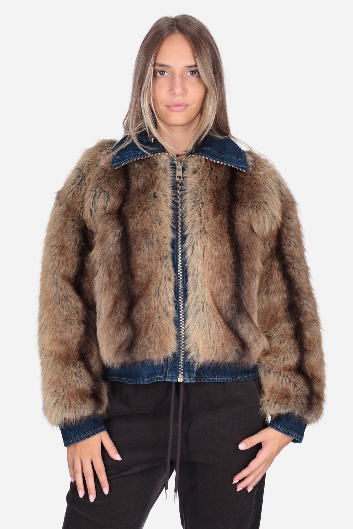 MARRONE | LIU JO - D UF6153E1158 Pellicciotto