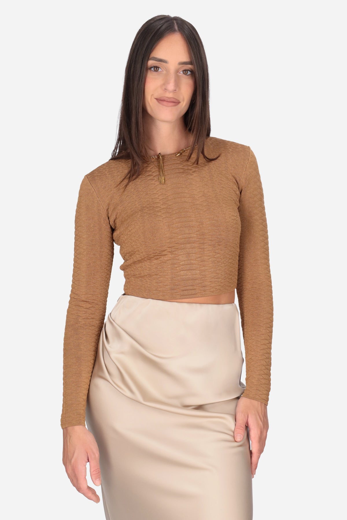CUOIO | ELISABETTA FRANCHI - D MK32S67E2 Maglia