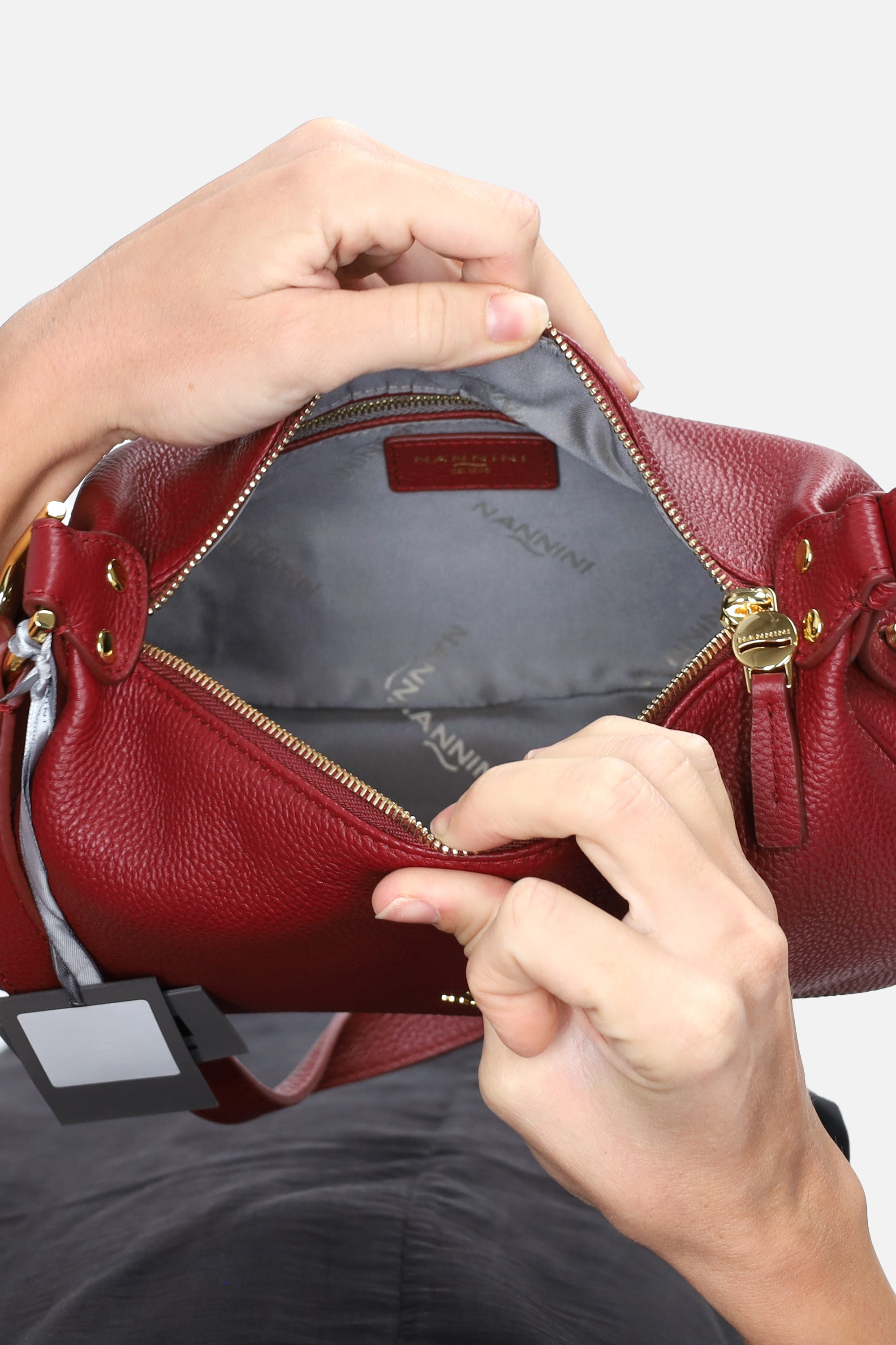 ROSSO | NANNINI BORSE - D 18677 Borsa