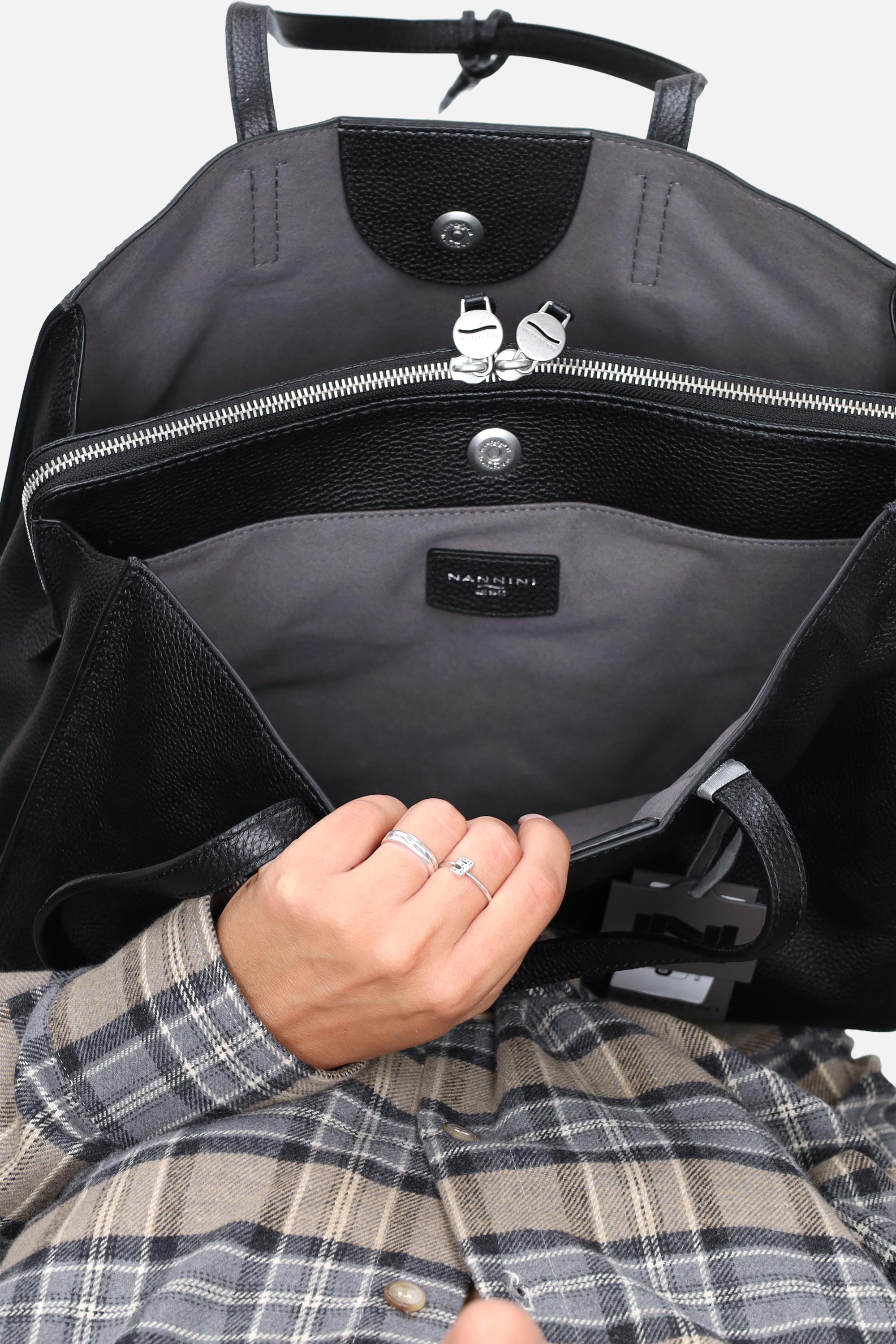 NERO | NANNINI BORSE - D 18651 Borsa