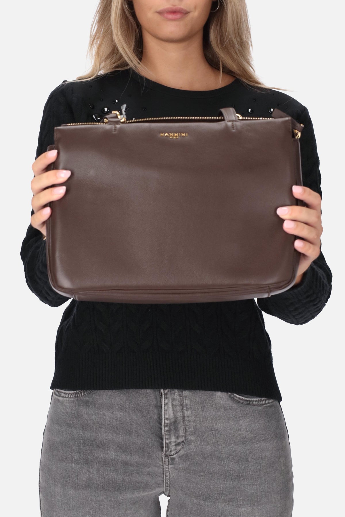 MARRONE | NANNINI BORSE - D 18043 Borsa