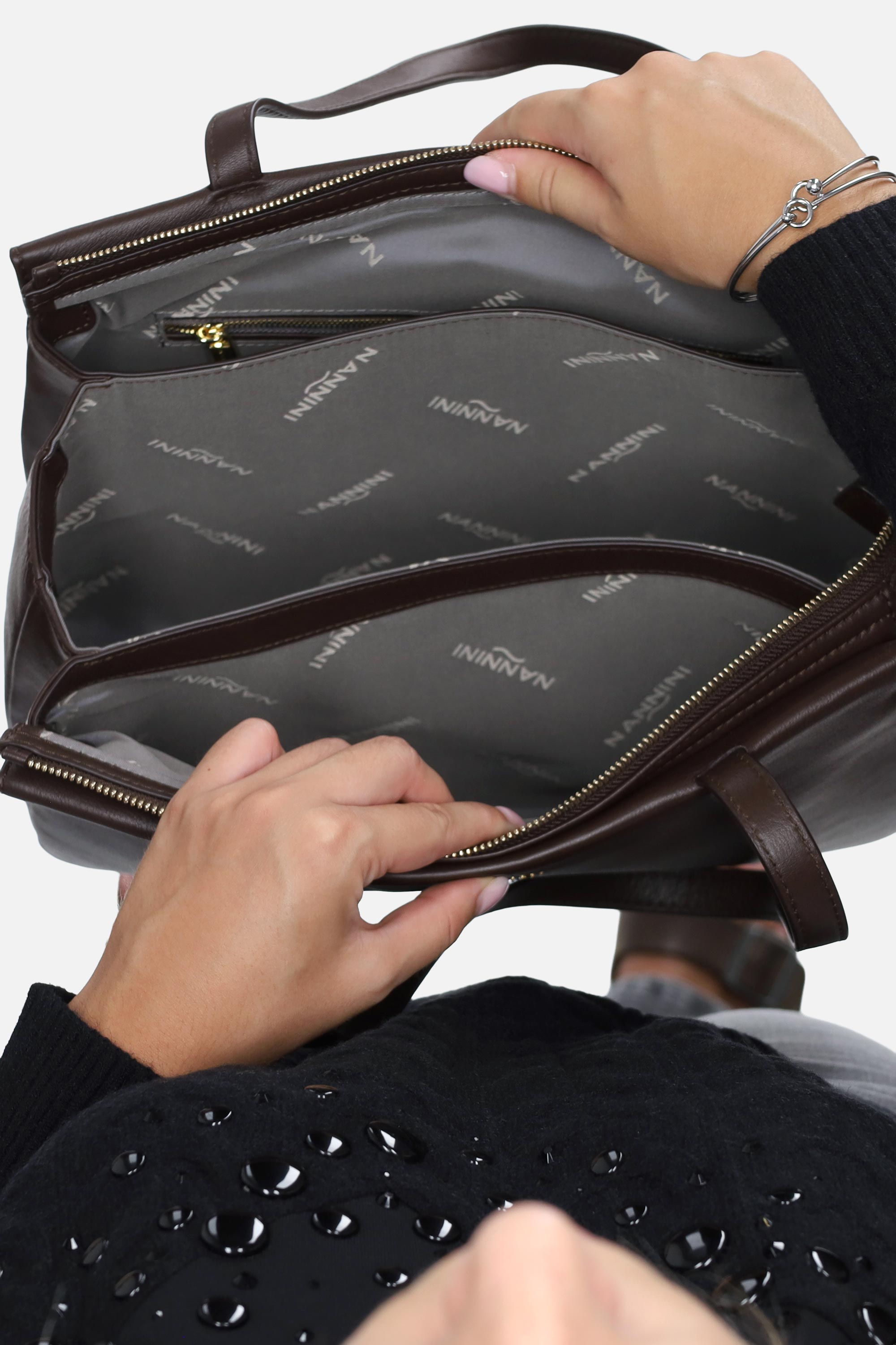 MARRONE | NANNINI BORSE - D 18043 Borsa