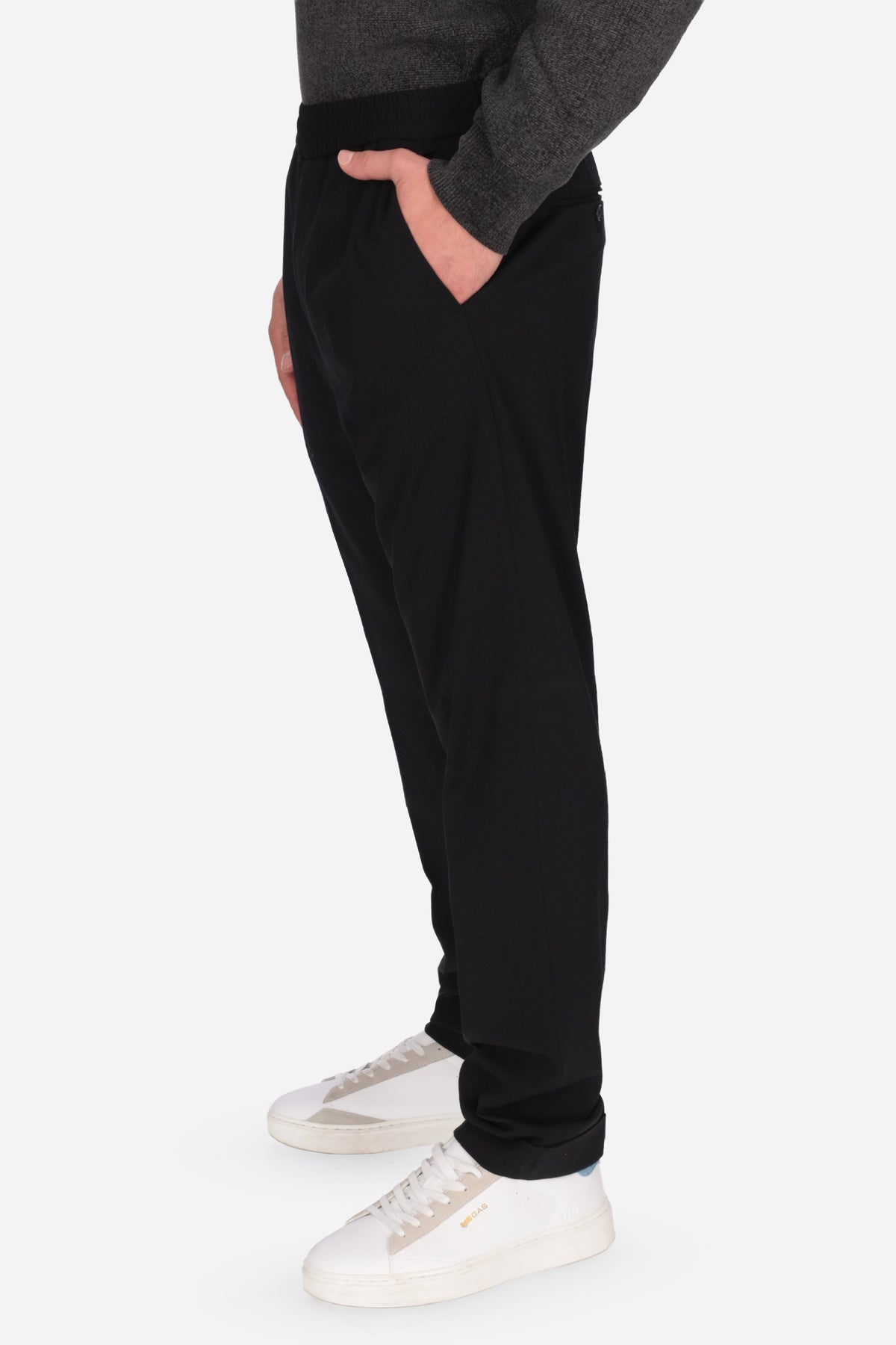 NERO | LIU JO UOMO - U QF6082J4776 Pantalone