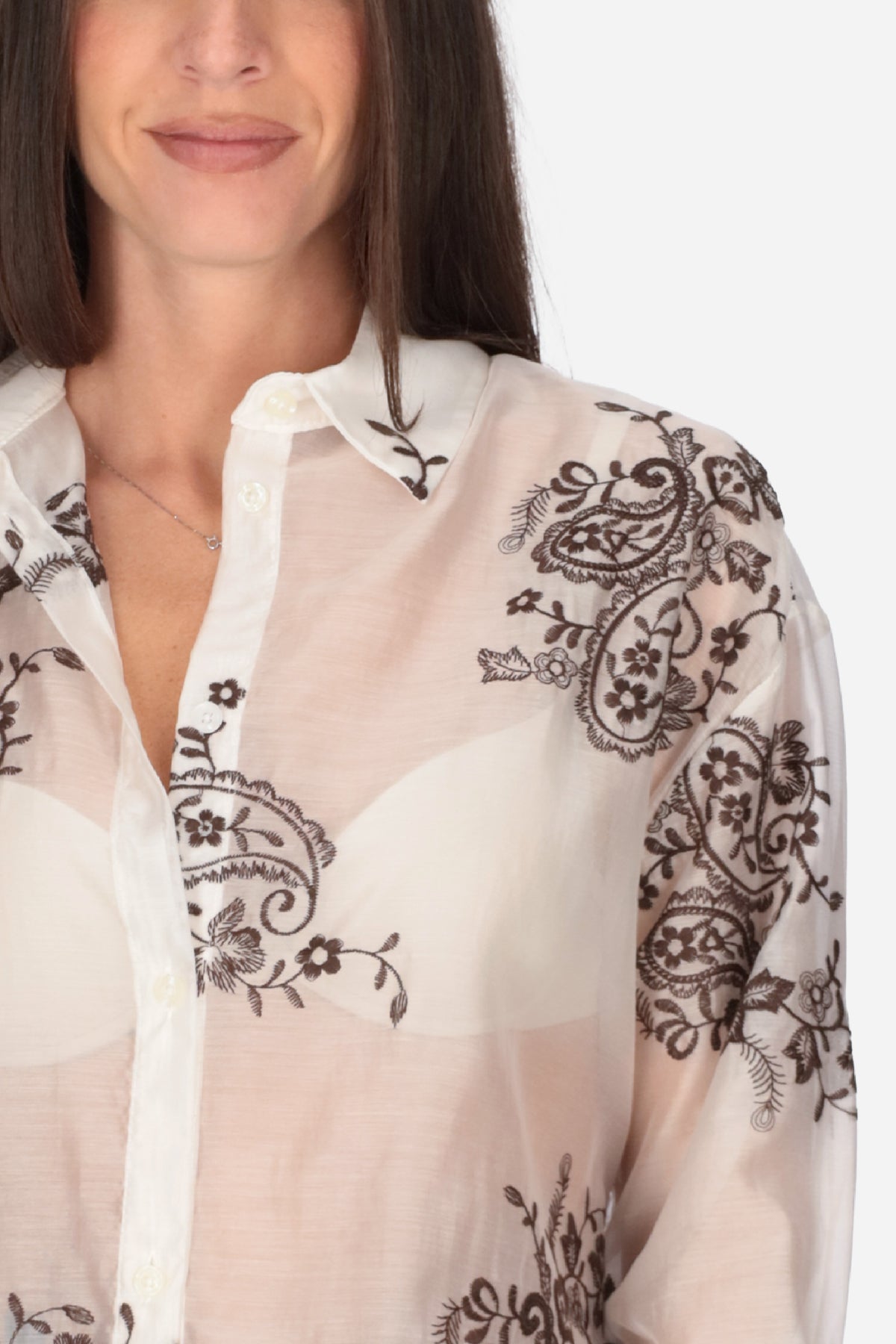 BIANCO | MADEMOISELLE DU MONDE - D CA4915 Camicia