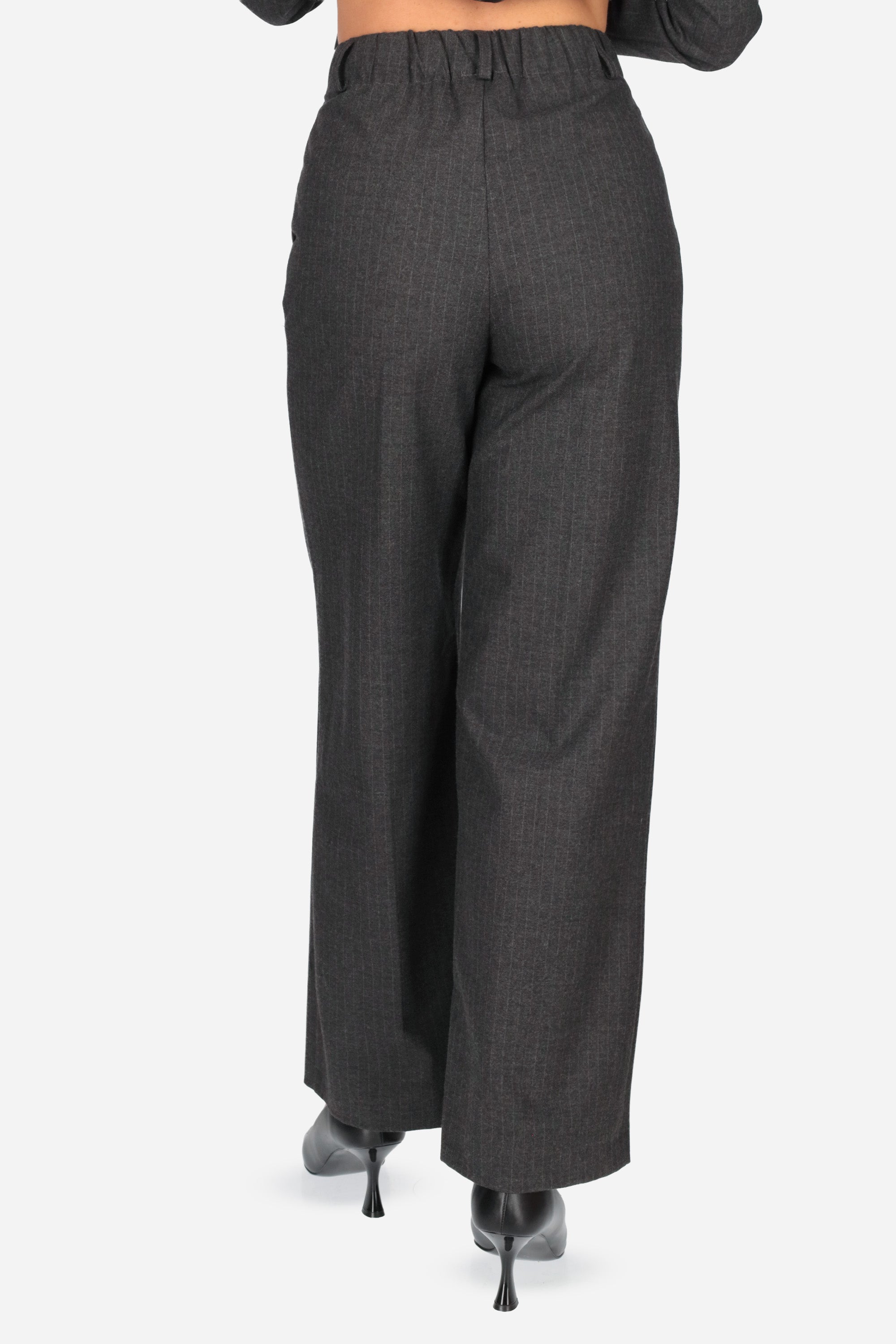 ANTRACITE | MADEMOISELLE DU MONDE - D PA4912 Pantalone