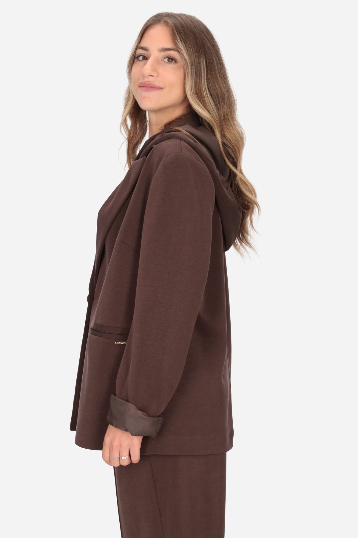 MARRONE | MADEMOISELLE DU MONDE - D MDM416 Giacca