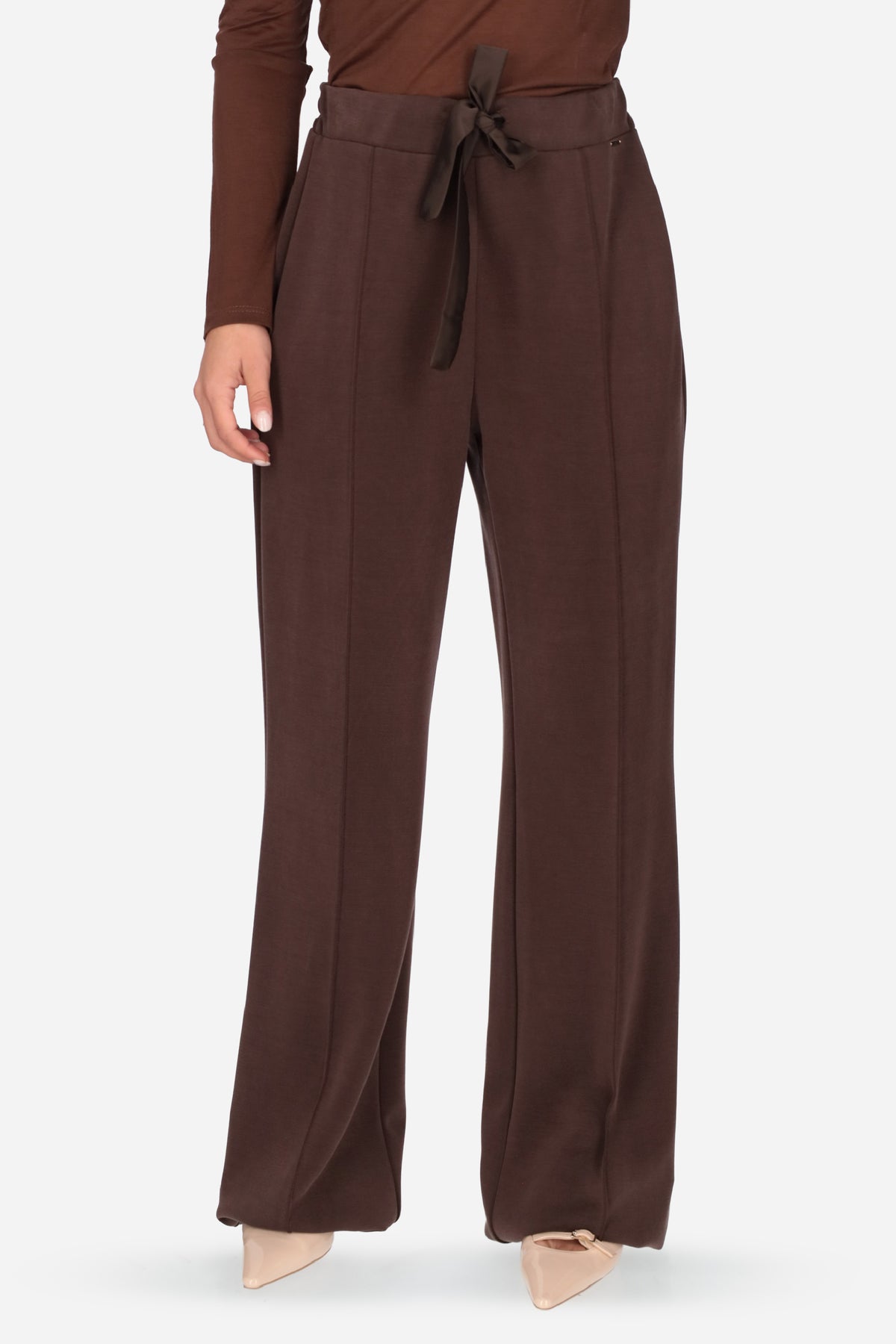 MARRONE | MADEMOISELLE DU MONDE - D MDM417 Pantalone