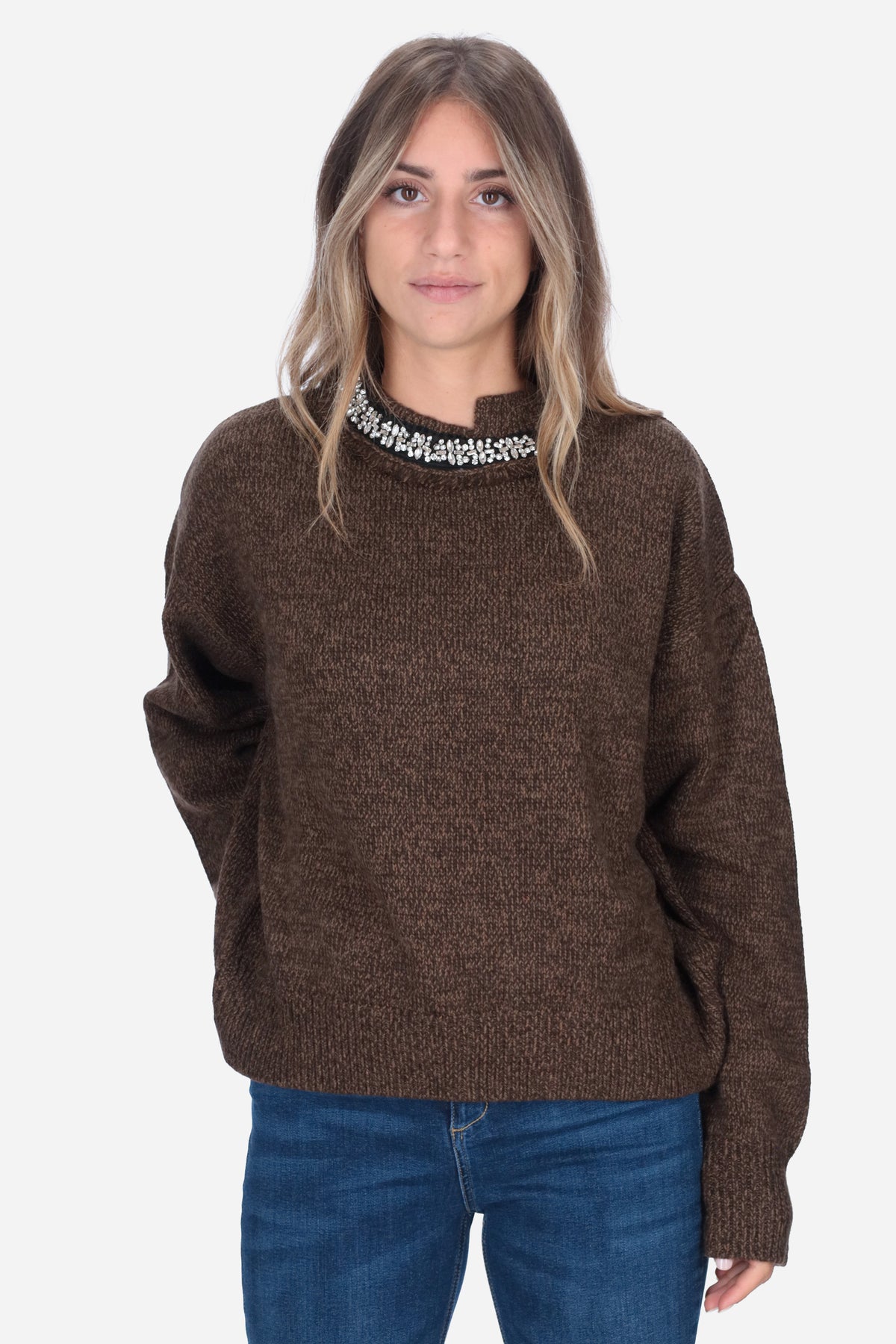 MARRONE | LIU JO - D WF6383MA27S Maglia