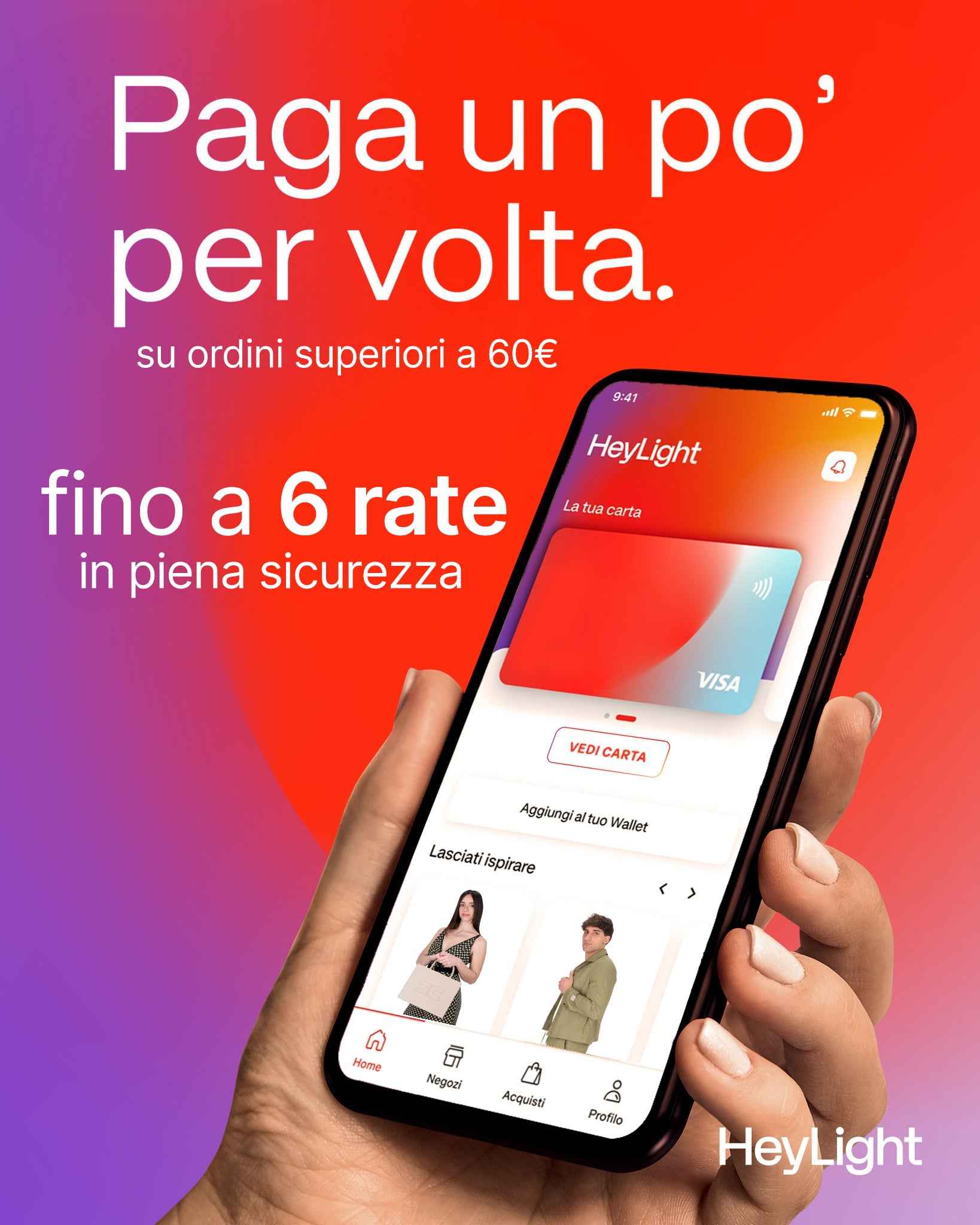 paga a rate con heylight